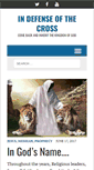 Mobile Screenshot of indefenseofthecross.com